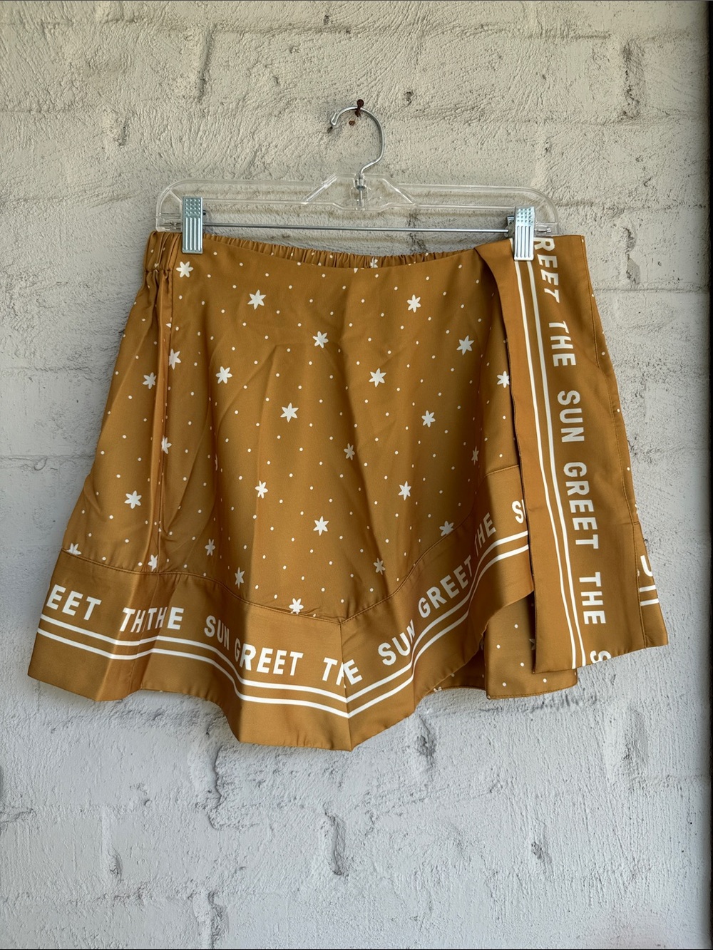 NWT Anthropologie Celandine Silky Scarf Mini Skirt Size Small - Picture 2 of 11